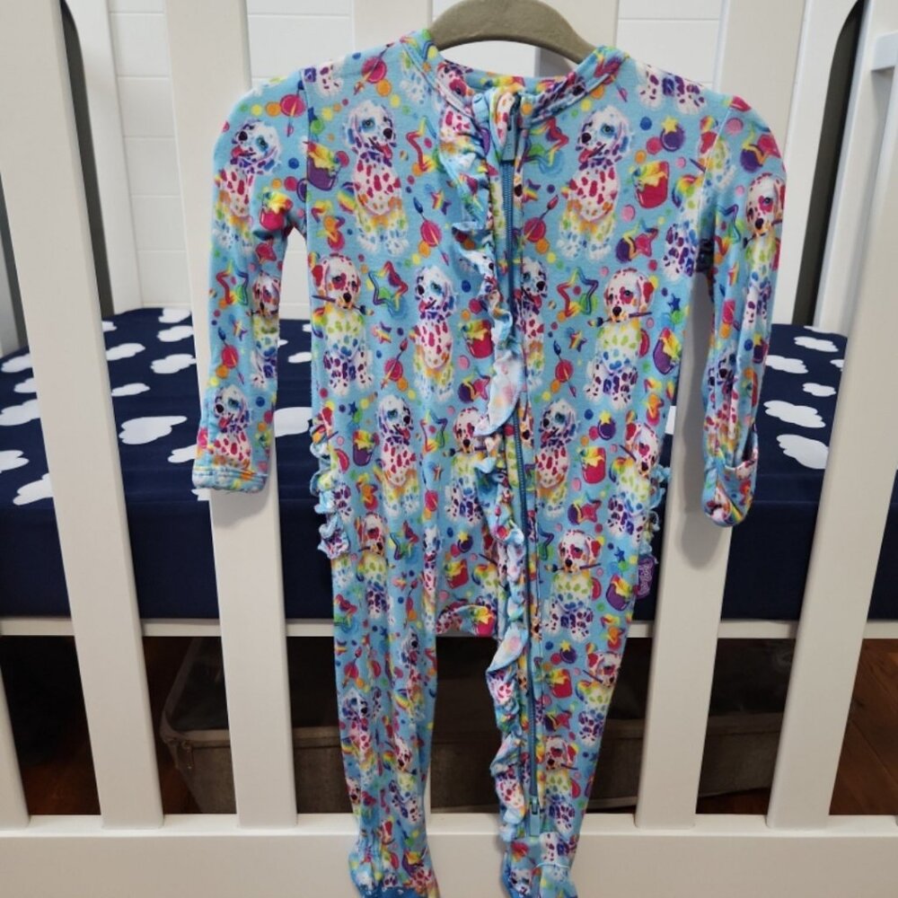 Posh Peanut Lisa Frank Spotty Dotty dog sleeper